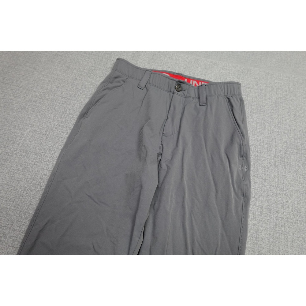 Under Armour Pants Mens 30x30 Gray Loose Fit Golf Chino Performance Stretch